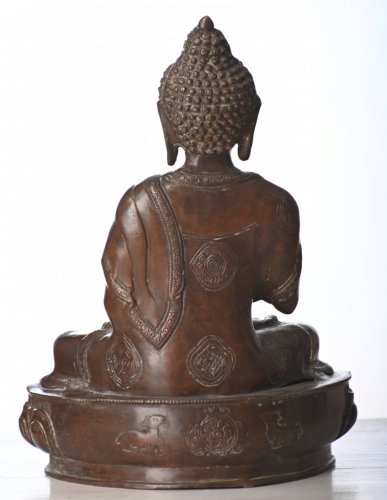 Kovová socha/Buddha
