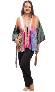 Krátké KIMONO multicolor XIV.