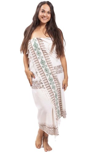 Sarong TARANG biely