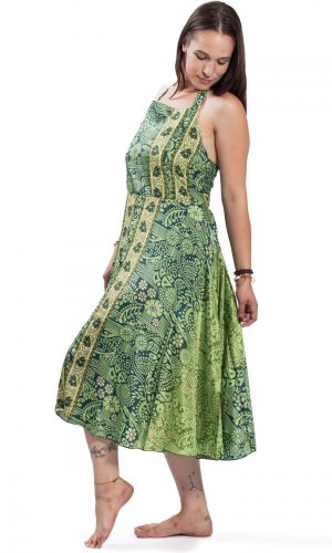 Midi šaty ALINA zelené