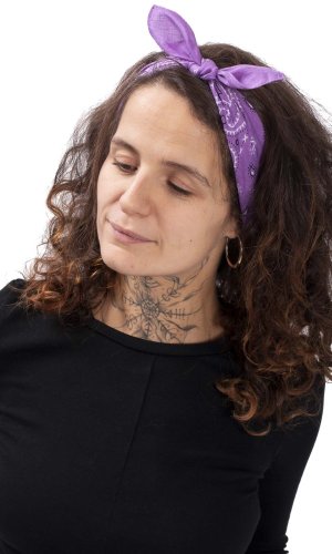 BANDANA PALLAV šátek lila