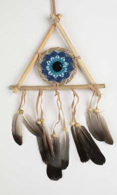 Lapač snů TRIANGULAR EYE tmavě modrá