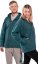 Bluza unisex z kapturem RAHUL niebieski petrol