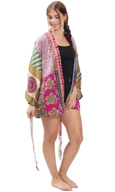 Krátke KIMONO multicolor V.