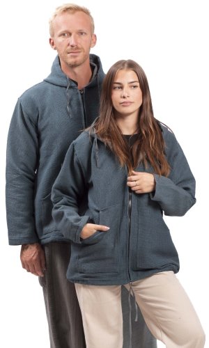 Bunda s kapucí NEPA petrolejová