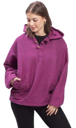 Unisex mikina s kapucí RAHUL růžová