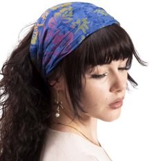 Čelenka BALI BATIK modrá II.