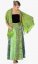 Długa spódnica z sarongiem zielona - Rozmiar: M