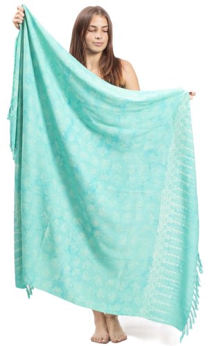 Sarong BALI BATIK zelený XVI.