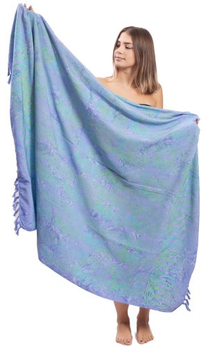 Sarong BALI BATIK jasnoniebieski I.