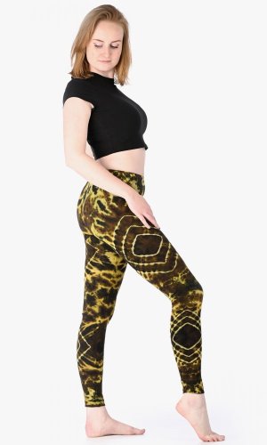Legginsy THAI BATIK khaki