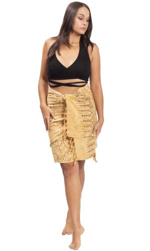 Sarong BALI BATIK béžový XII.