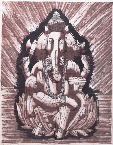Látkový obrázek GANESHA VIII.