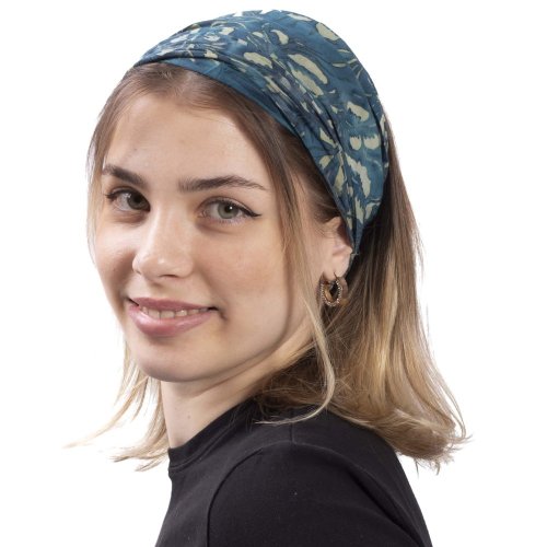 Čelenka BALI BATIK petrolejová IV.