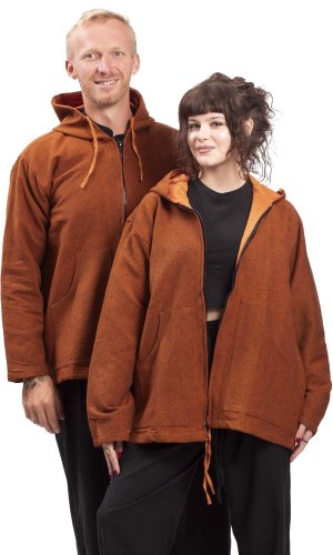 Kurtka z kapturem NEPA pomarańczowy - Rozmiar: L