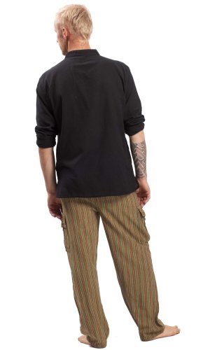 Kalhoty CLASSIC STRIPES zelené I.