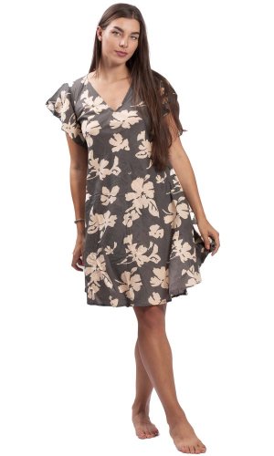 Krótka sukienka szary