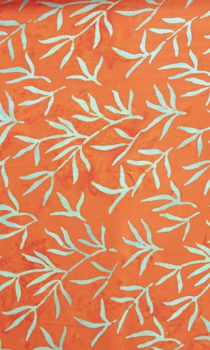 Sarong BALI BATIK pomarańczowy XIII.