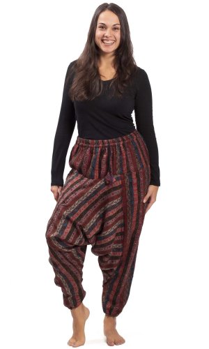 Ciepłe szarawary / Spodnie haremki NIRVA V.