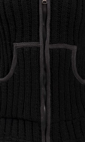 Pletená bunda PAHARI černá