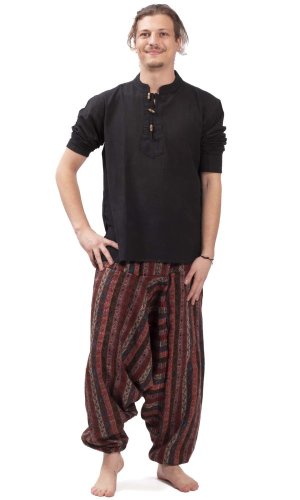 Ciepłe szarawary / Spodnie haremki NIRVA V.