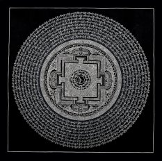 Maľovaný obraz THANGKA 53x53 cm