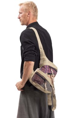 Batoh ETNO multipocket světle zelená I.