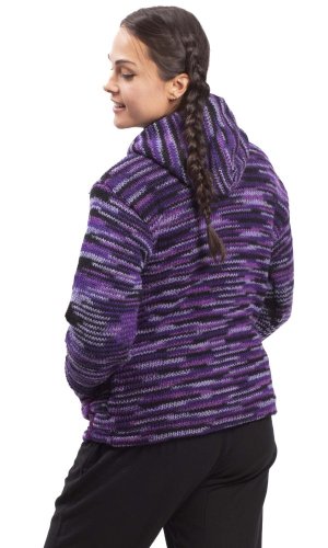Pletená bunda MARLED fialová