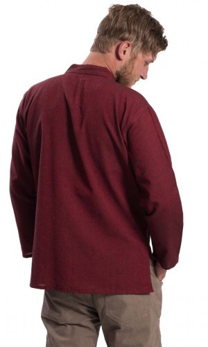 Košile Nepál / ETNO KURTA červená