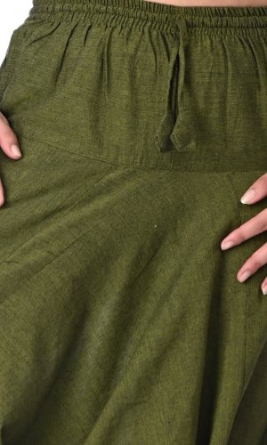 Harémové kalhoty / Sultánky Classic zelené