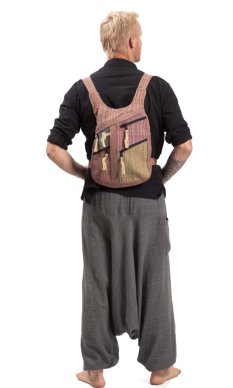 Batoh ETNO multipocket světlý V.