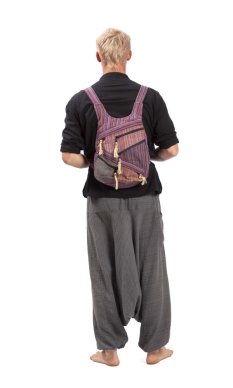 Batoh ETNO multipocket fialová II.