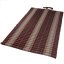 Futon rolowany / szerokość 120 cm / bordowo-brązowy
