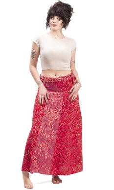 Spódnice typu sarong czerwona