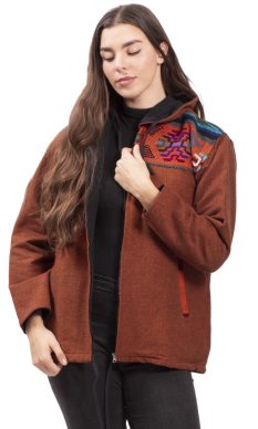 Teplá bunda VIKRAM hrdzavá XIV.