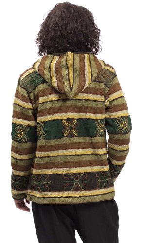 Kurtka dzianinowa BHUTAN zielony