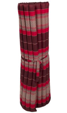 Futon rolovací / šírka 120 cm / bordó-červený III.