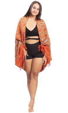 Sarong BALI BATIK oranžový XII.