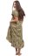 Długa sukienka damska SNEHA zielona II.