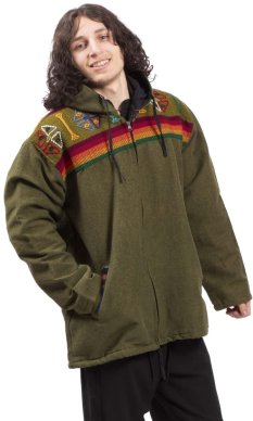 Teplá  bunda VIKRAM zelená V.