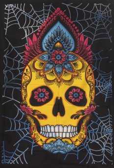 Mandala malá SKULL I.