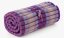 Futon rolowany fioletowy / szerokość 80 cm
