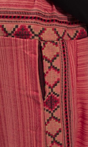 Ciepłe szarawary / Spodnie haremki BIHAR jasnoróżowy I.