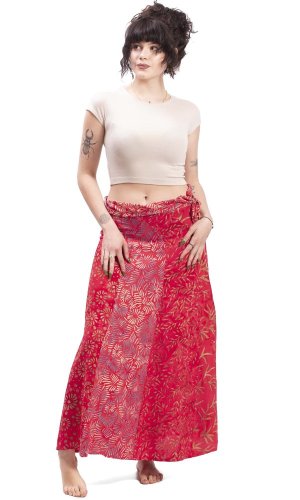 Spódnice typu sarong czerwona