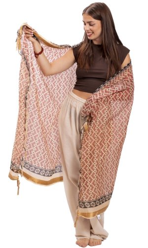 Sarong / šátek JALA / bordó ornament IV.