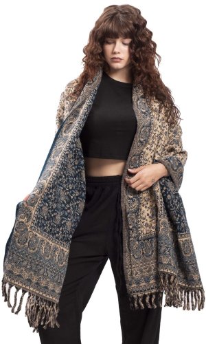 Šála GARAM tmavě modrá I.