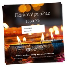 Elektronický dárkový poukaz / 1500 Kč