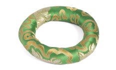 Vankúšik pod tibetskú misu ø 14 cm zelený (vhodný na misu s priemerom 18–20 cm)
