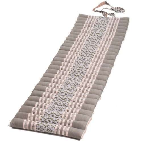 Futon rolovací  / šířka 40 cm / oranžovo-zelený