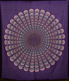 Mandala velká Barmere fialová